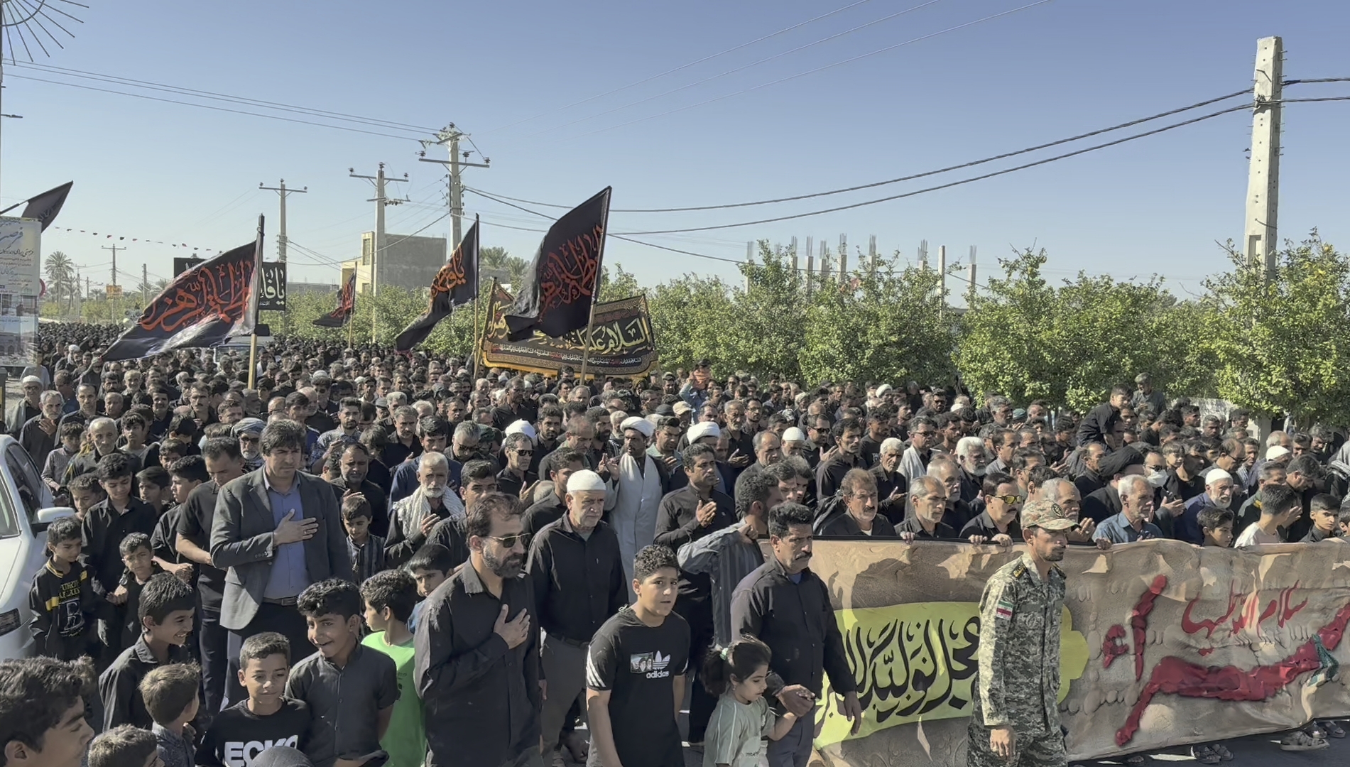 راهپیمایی بزرگ فاطمیون در هشتبندی